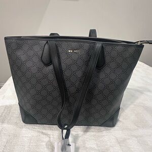 Nine West Black Patterned Tote